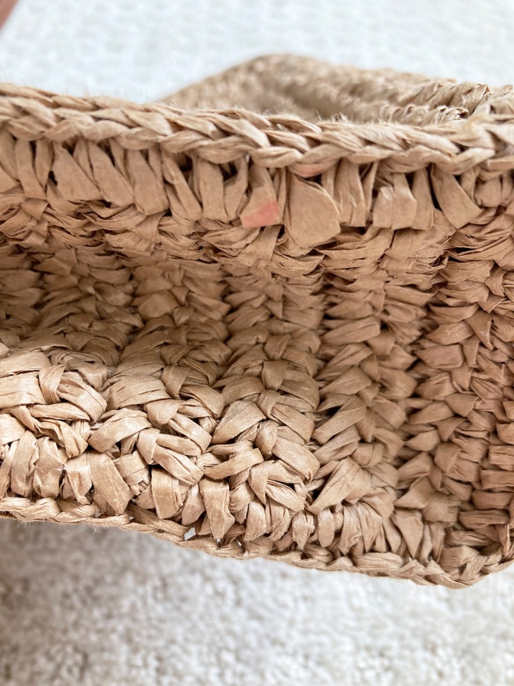 J. Crew Palma Top-Handle/Crossbody Bag in Handknotted Straw and Leather - Picture 11 of 11